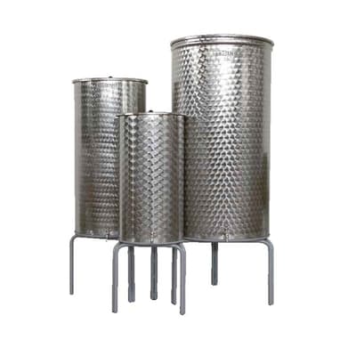 Butoi (rezervor) Inox AISI 304 cu Capac Flotant 
